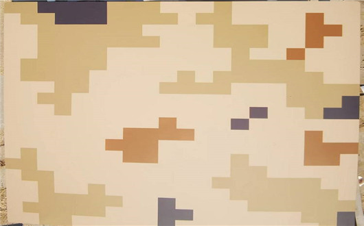 图木舒克荒漠迷彩漆喷涂