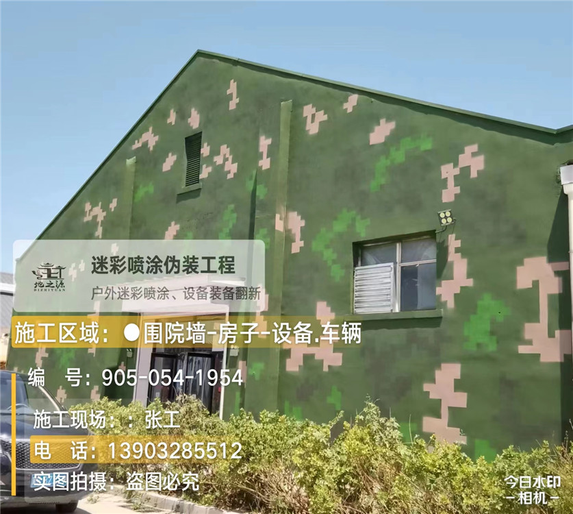 图木舒克外墙数码迷彩漆施工报价清单（100㎡标准墙面测算）